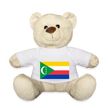 Comoros - Teddy Bear - white - Front