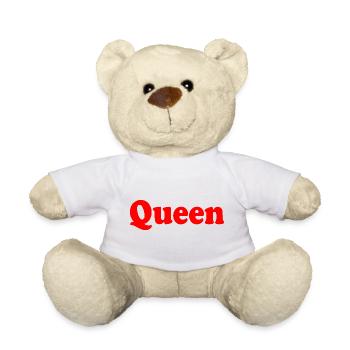 Queen - Teddy Bear - white - Front