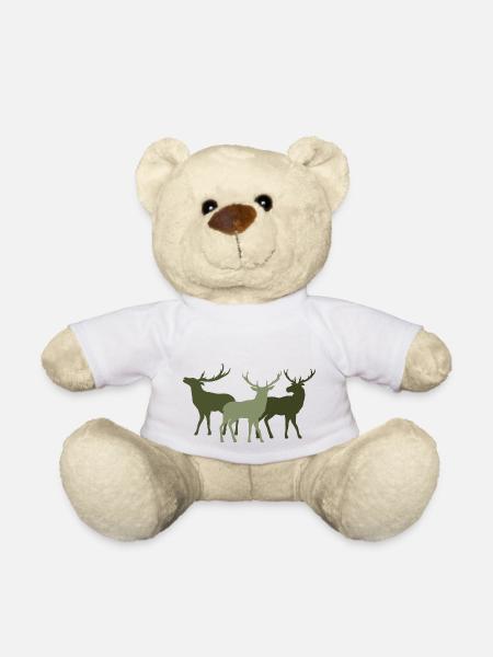 Hirsch - Teddy - Weiß