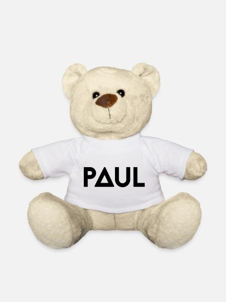 Vorname Paul - Teddy - Weiß