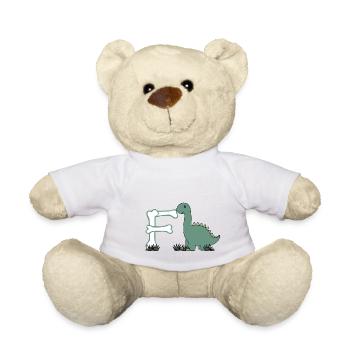 Buchstabe F - Teddy - Weiß - Vorne