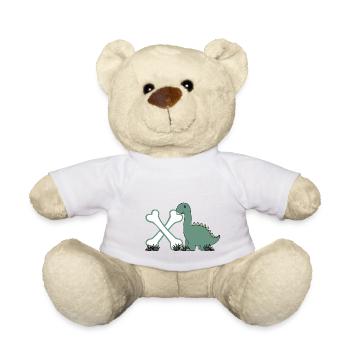 Lettre X - Nounours - blanc - Devant