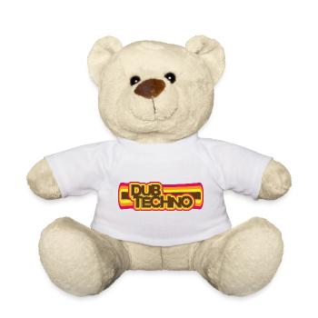 Dub Techno Retro Psychedelia - Teddy - Weiß - Vorne