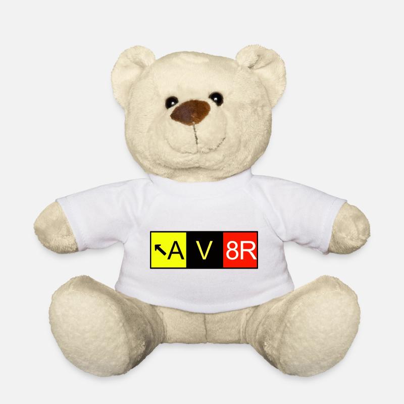 AV8R Pilote d’avion - Nounours - blanc