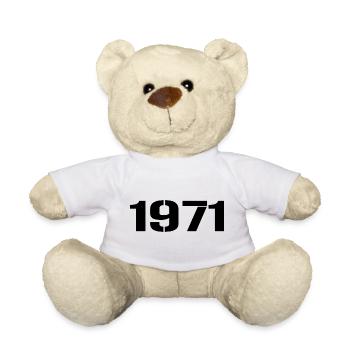 Millésime 1971 - Nounours - blanc - Devant
