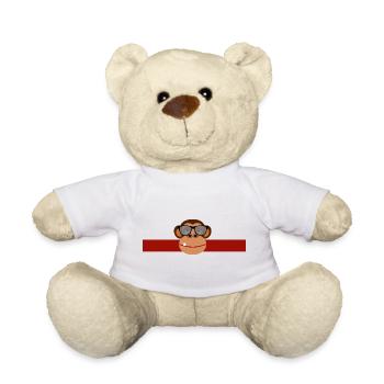BRILL - AFFE - Teddy - Weiß - Vorne