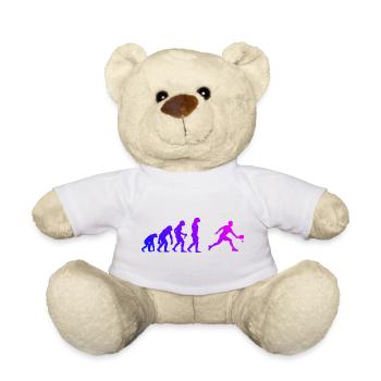 Pickleball Player Design for Pickleball Match Fans - Teddy Bear - white - Front