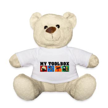 My Toolbox für Feuerwehrleute - Teddy - Weiß - Vorne