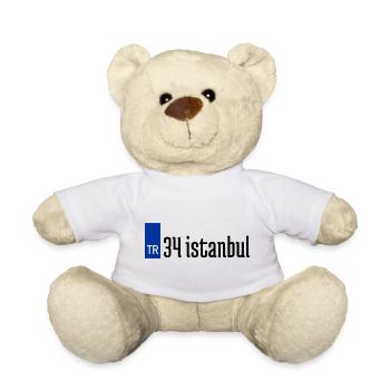 34 İstanbul Plaka Streetwear - Teddy - Weiß - Vorne