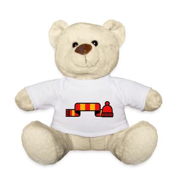 Foulard de supporter Logo du stade - Nounours - blanc - Devant