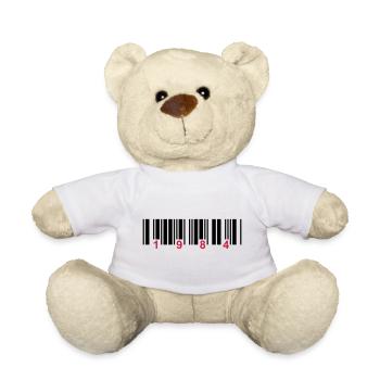 barcode 1984 - Nounours - blanc - Devant