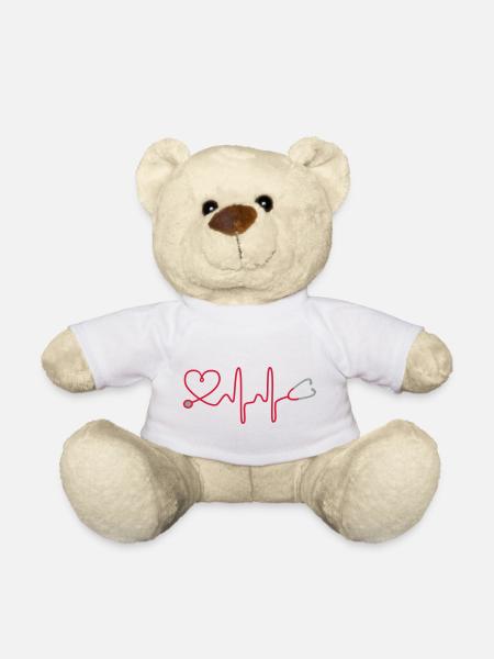 Krankenschwester - Teddy - Weiß