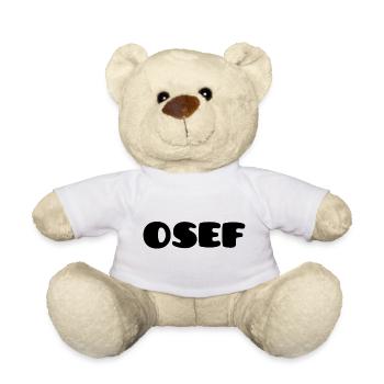 OSEF - Wer kümmert sich :) - Teddy - Weiß - Vorne