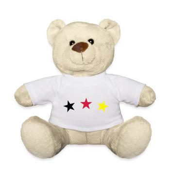 sterne sport fußball - Teddy - Weiß - Vorne