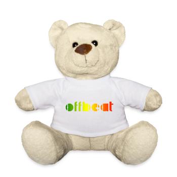Offbeat, musique Reggae - Nounours - blanc - Devant