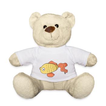 Poisson - Nounours - blanc - Devant