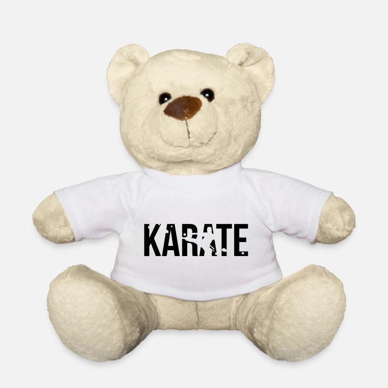 karate - Teddy Bear - white