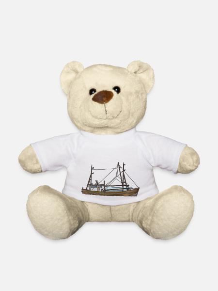Fischerboot c - Teddy - Weiß