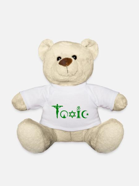 Giftiges Grün - Teddy - Weiß