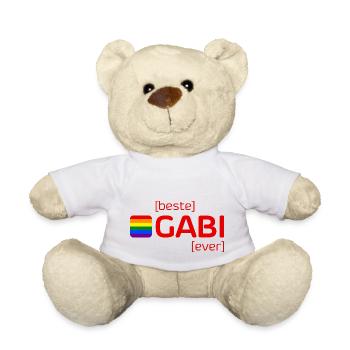 [beste] GABI [ever] - Teddy - Weiß - Vorne