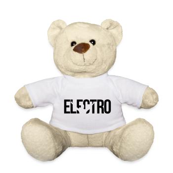 electro - Teddy Bear - white - Front