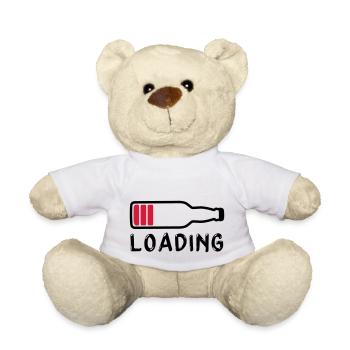 Laden Bier trinken - Laden - Teddy - Weiß - Vorne