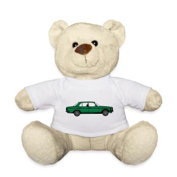 MB W123 ,Youngtimer ,Oldtimer, seitlich ..(25) - Teddy - Weiß - Vorne