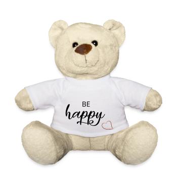 be happy - Teddy - Weiß - Vorne