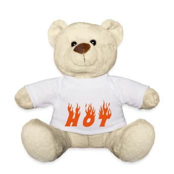 hot - Nounours - blanc - Devant