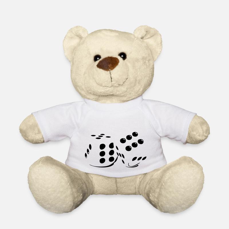 de de jeu - Nounours - blanc