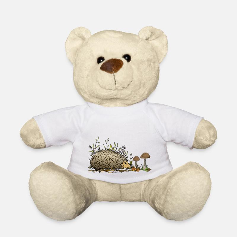 Igel - Teddy - Weiß