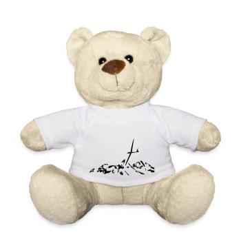 Segelflugzeug Segelfliegen Segelflieger Pilot - Teddy - Weiß - Vorne