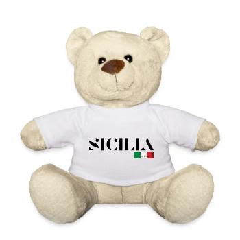 SICILY SICILIA ITALY ITALIA HOLIDAYS (b) - Teddy Bear - white - Front