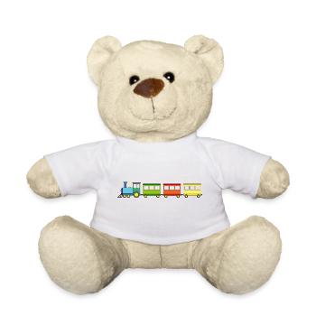 Zug Kinder Lokomotive - Teddy - Weiß - Vorne