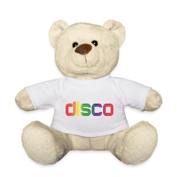 Disco Spectrum Neon Retro - Teddy - Weiß - Vorne