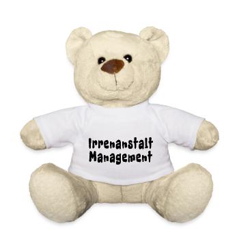 Irrenanstalt Management - Teddy - Weiß - Vorne