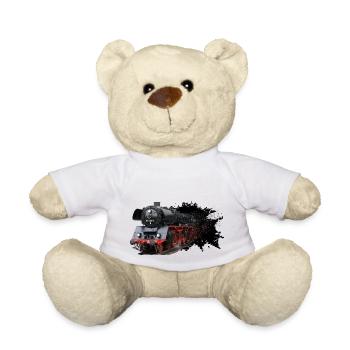 Steam locomotive 03 1010 - Teddy Bear - white - Front