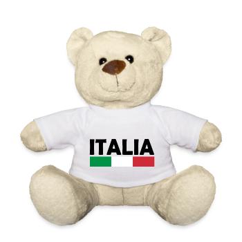 Italien flagge - Teddy - Weiß - Vorne
