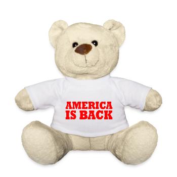 America is back - Teddy - Weiß - Vorne