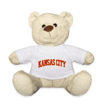 Kansas City Varsity Lettering - Teddy Bear - white - Front