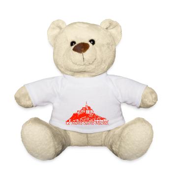 Le Mont Saint Michel - Teddy Bear - white - Front