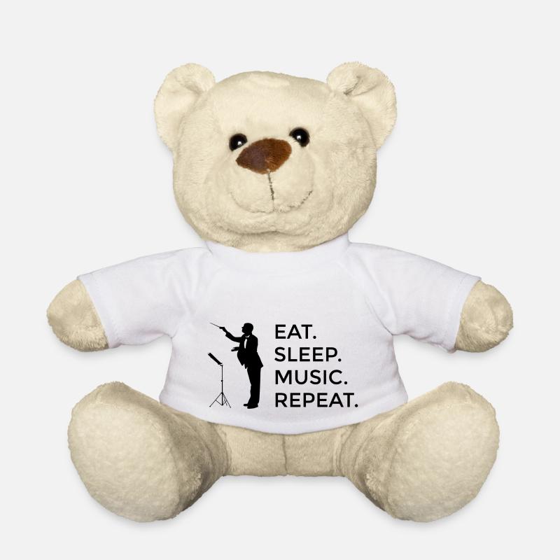 Conductors Conductor Music Conducting Gift - Teddy Bear - white