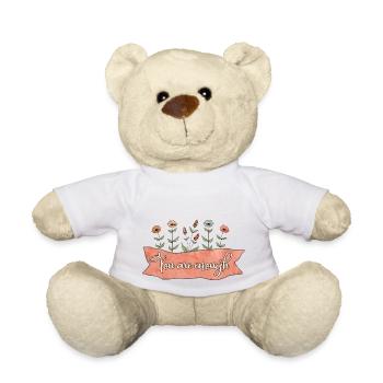 Self-Love Inspiration Energy Gift - Teddy Bear - white - Front