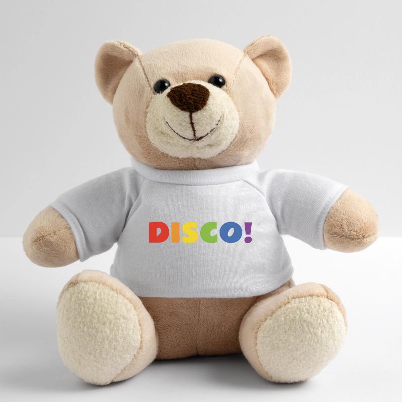 DISCO Regenbogen Text Teddy