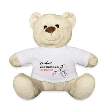 freiheit wird in höhenmeter gemessen - Teddy - Weiß - Vorne