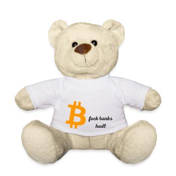 BTC fuck banks - Teddy - Weiß - Vorne