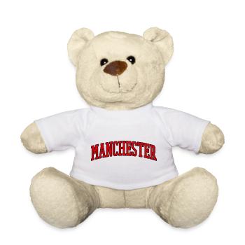 Manchester Arc Schriftzug - Teddy - Weiß - Vorne
