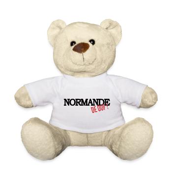 Normande de ouf (noir) - Nounours - blanc - Devant