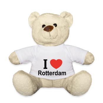 Ich liebe Rotterdam Holland - Teddy - Weiß - Vorne