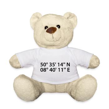 Coordonnées de coulée - Nounours - blanc - Devant